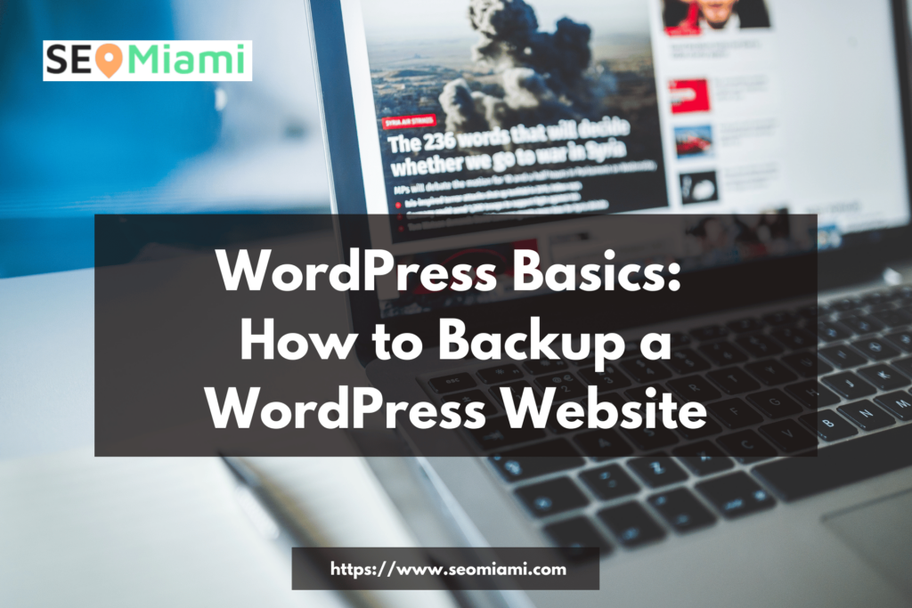 graphics for the topic about how to backup wordpress site