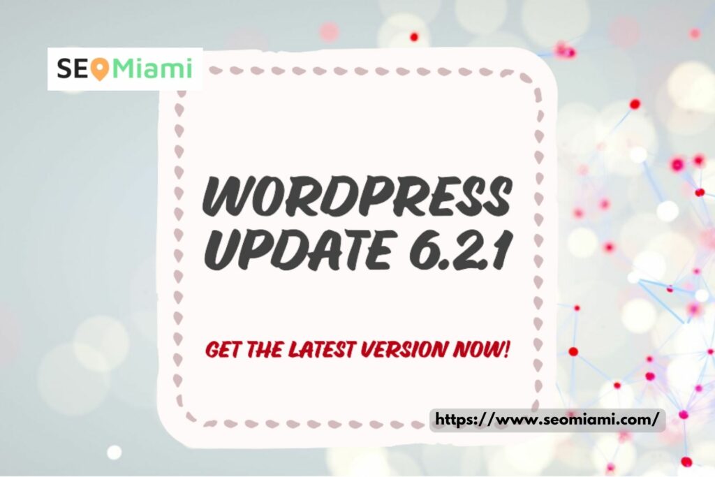 WordPress Update 6.2.1